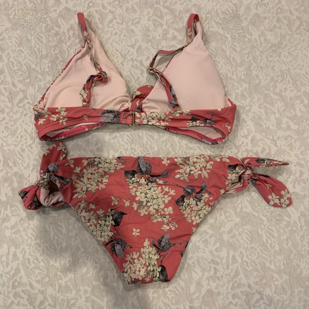 Pink Floral Bikini - Picture 3 of 3